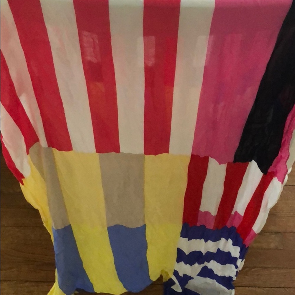 Nwt Kate Spade Color Block Scarf - image 5